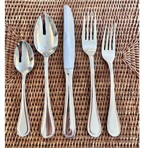 Wallace Royal Thread 18/10 Stainless 5-Piece Place Setting-NEW in Box